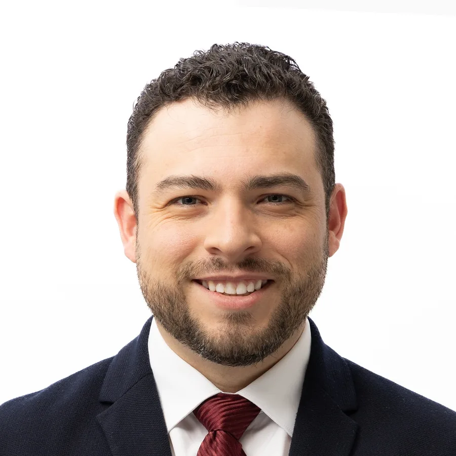The same headshot cropped square for LinkedIn and social profiles